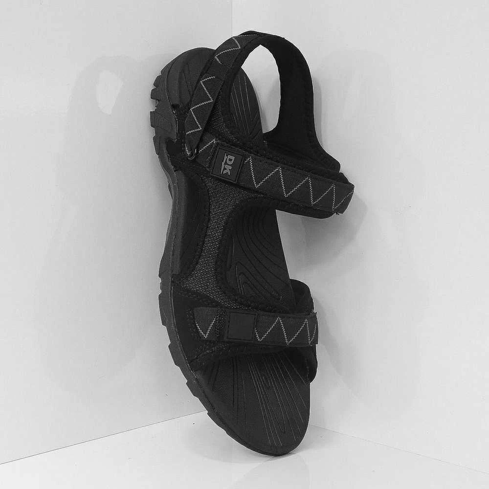DK Sandalai Vyrams Skaro Juodas S9507/BLK/Pilkas