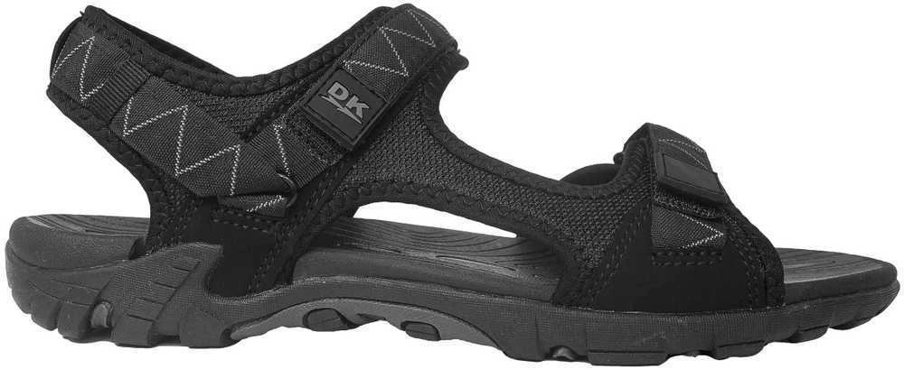 DK Sandalai Vyrams Skaro Juodas S9507/BLK/Pilkas