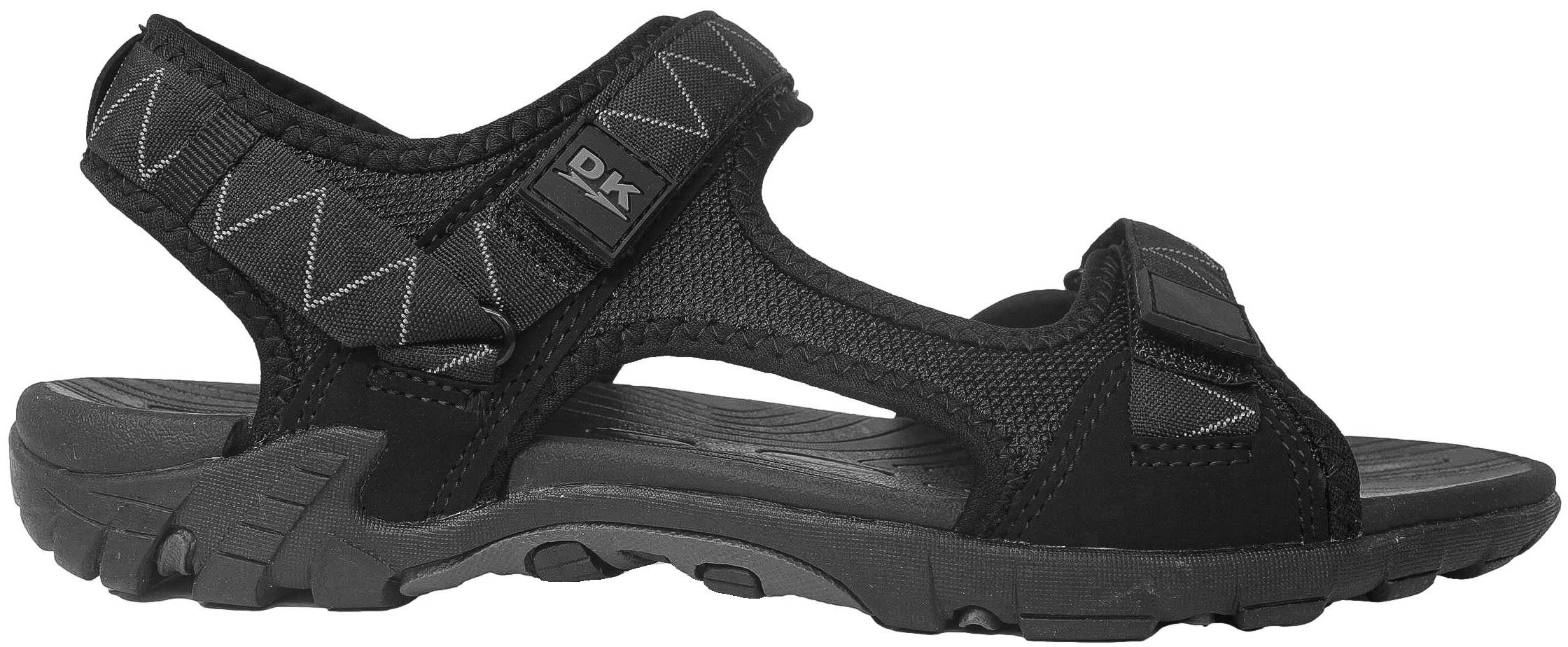 DK Sandalai Vyrams Skaro Juodas S9507/BLK/Pilkas