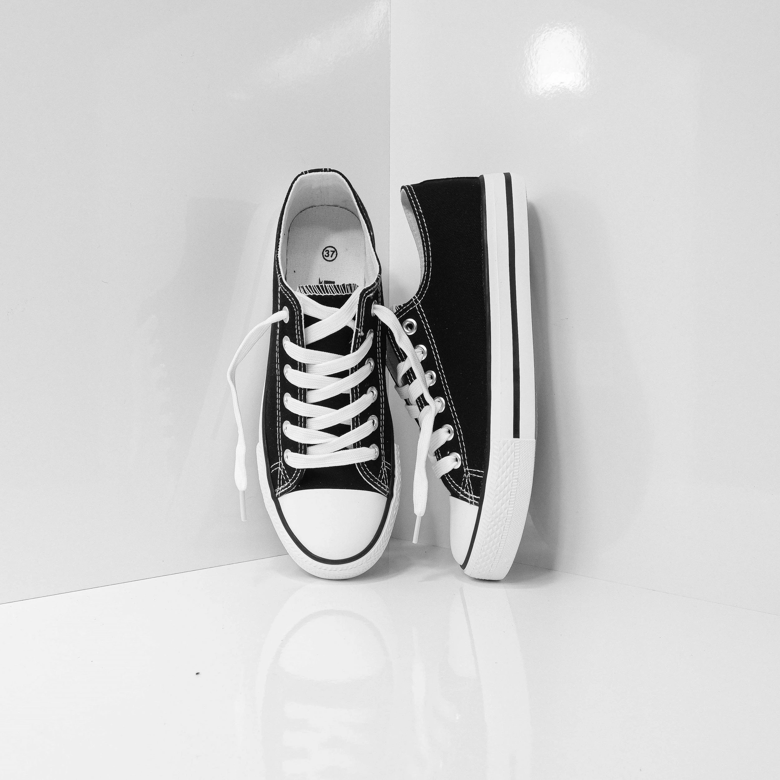 DK Sportbačiai Trampek Juodas Baltas D10439/BLK/WHT