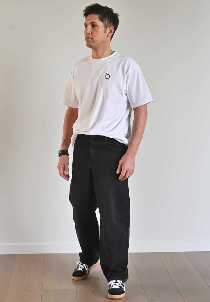 Džinsai i8 Denim Vyrams Juodas 80290/R0002-Juodas