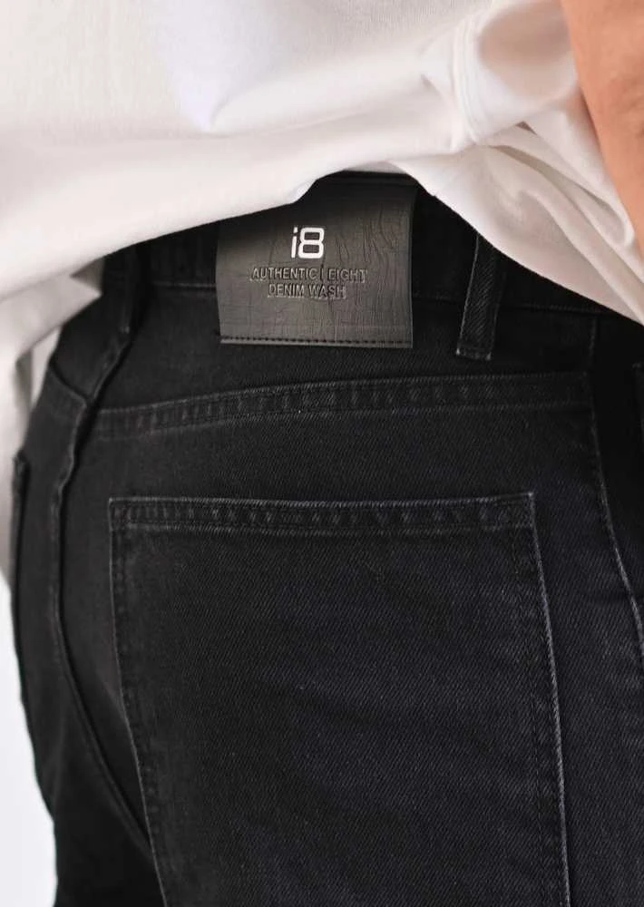 Džinsai i8 Denim Vyrams Juodas 80290/R0002-Juodas