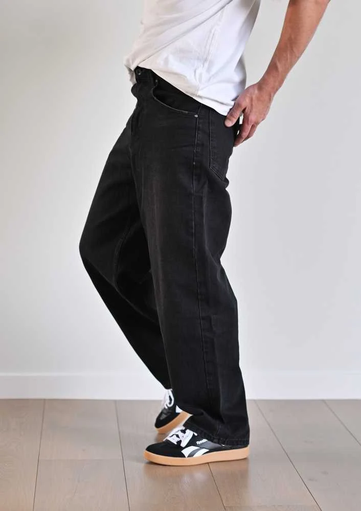 Džinsai i8 Denim Vyrams Juodas 80290/R0002-Juodas