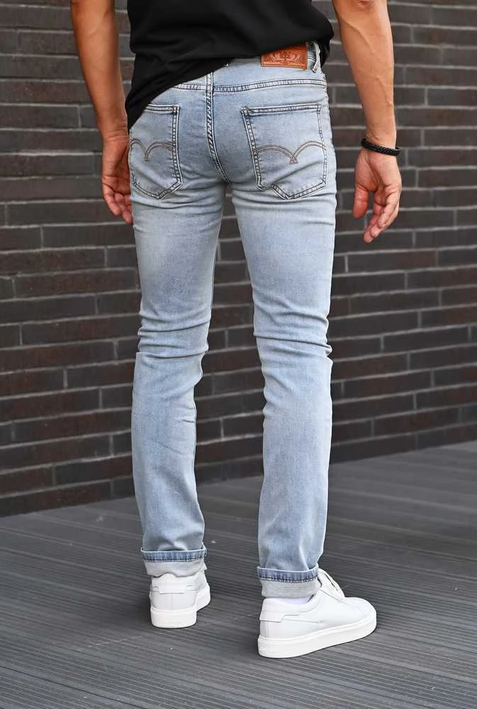 Džinsai M.Sara Vyrams Mėlyna KA1021HP