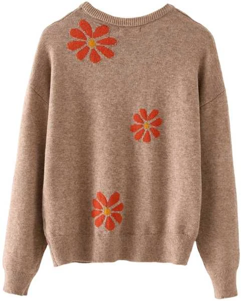 Glo Story Megztinis Moterims Brown WMY 5258/BROWN