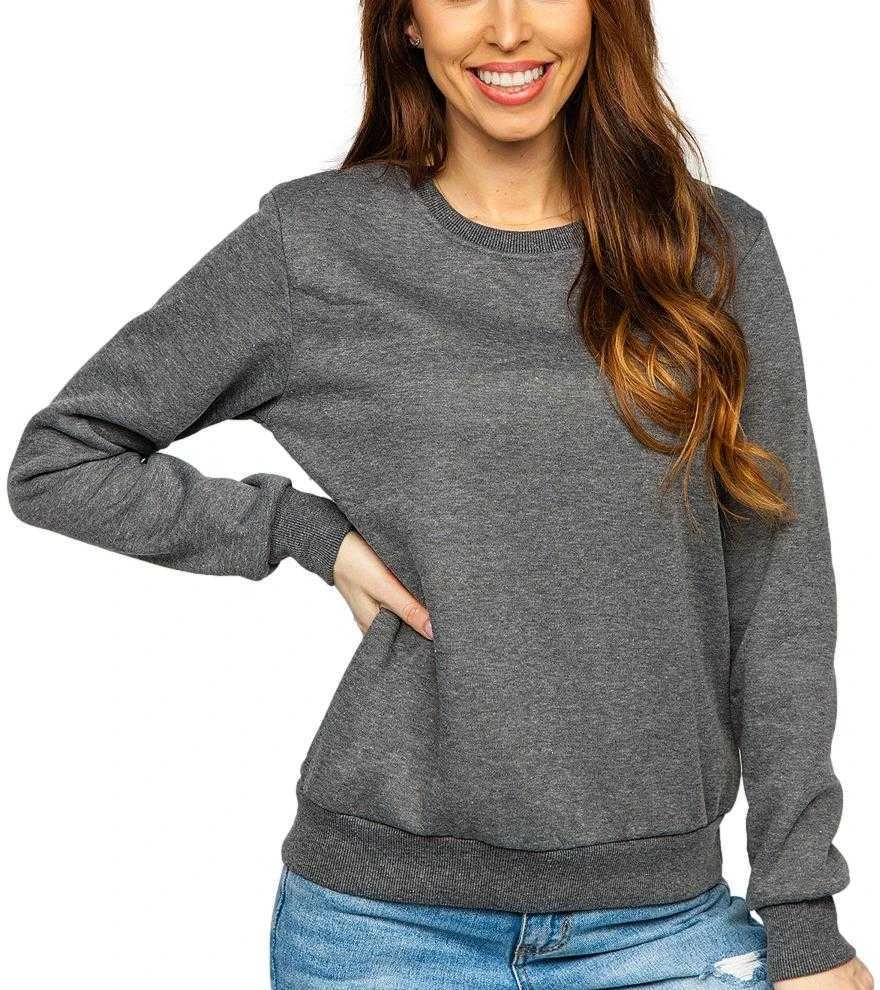 J.Style Džemperis Moterims Fleece Pilkas 68W01-5