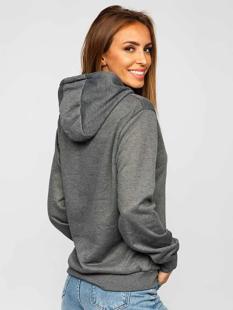 J.Style Džemperis Moterims Fleece Pilkas 68W02-5