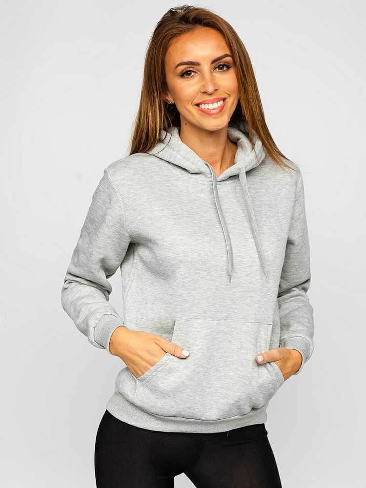J.Style Džemperis Moterims Fleece Pilkas 68W02-2