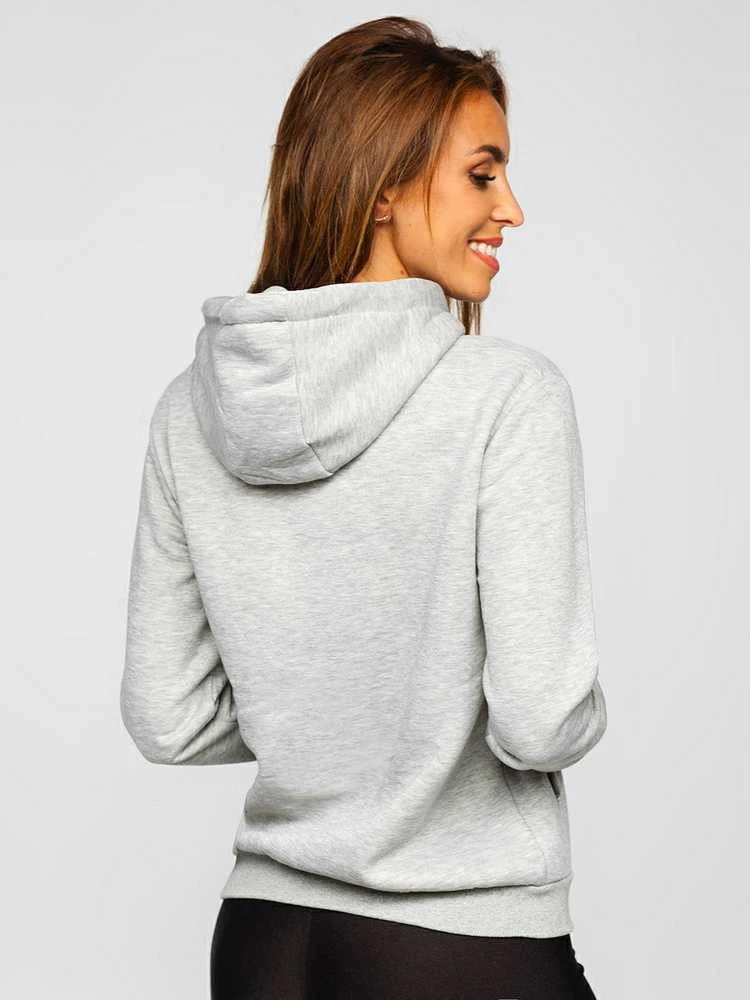 J.Style Džemperis Moterims Fleece Pilkas 68W02-2