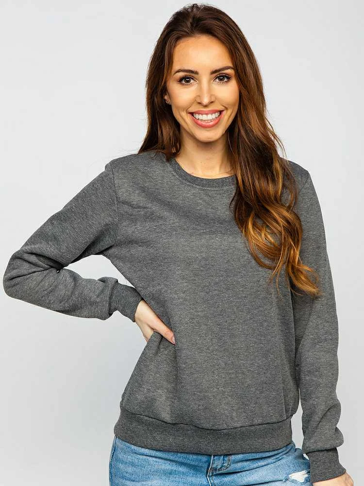 J.Style Džemperis Moterims Fleece Pilkas 68W01-5