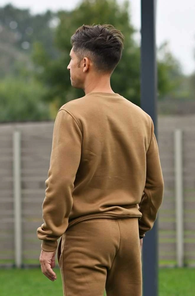J.Style Džemperis Vyrams Fleece Brown 68B2001-158