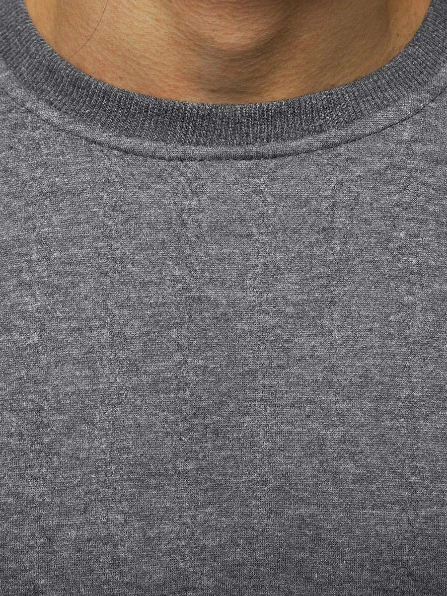 J.Style Džemperis Vyrams Fleece Dark Pilkas 68B2001-5