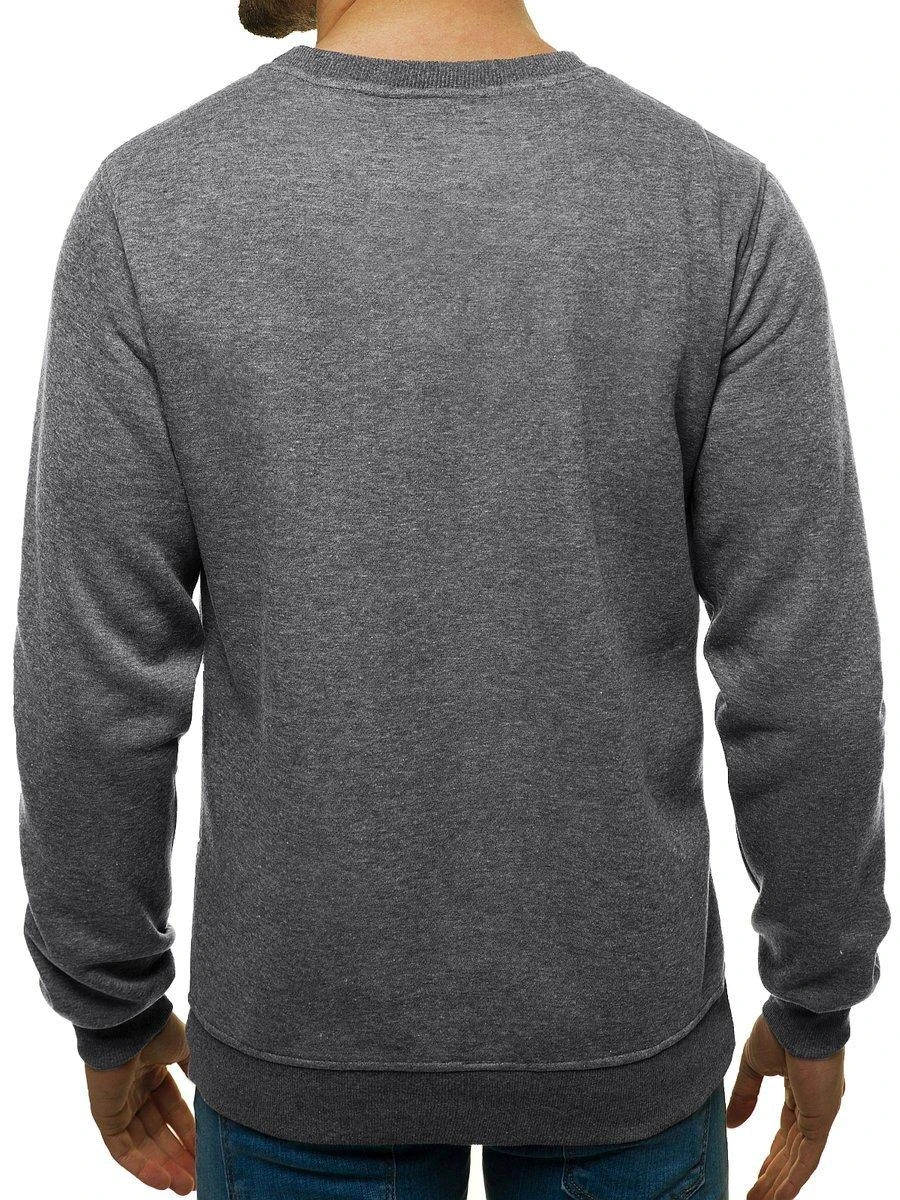J.Style Džemperis Vyrams Fleece Dark Pilkas 68B2001-5