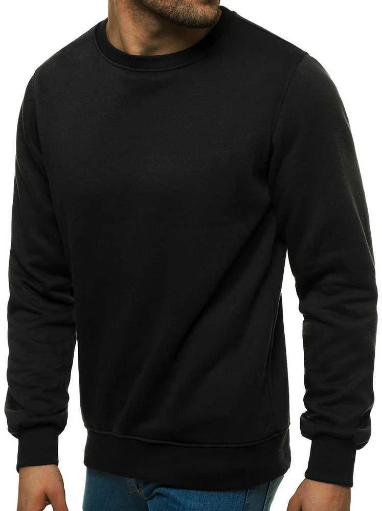 J.Style Džemperis Vyrams Fleece Juodas 68B2001-3
