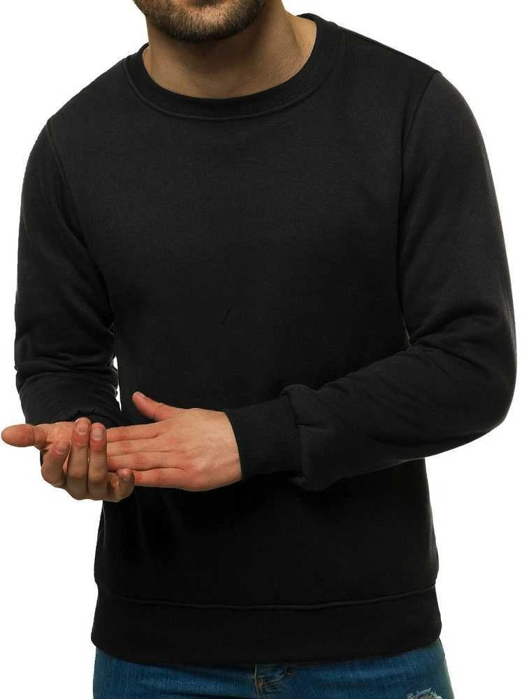 J.Style Džemperis Vyrams Fleece Juodas 68B2001-3
