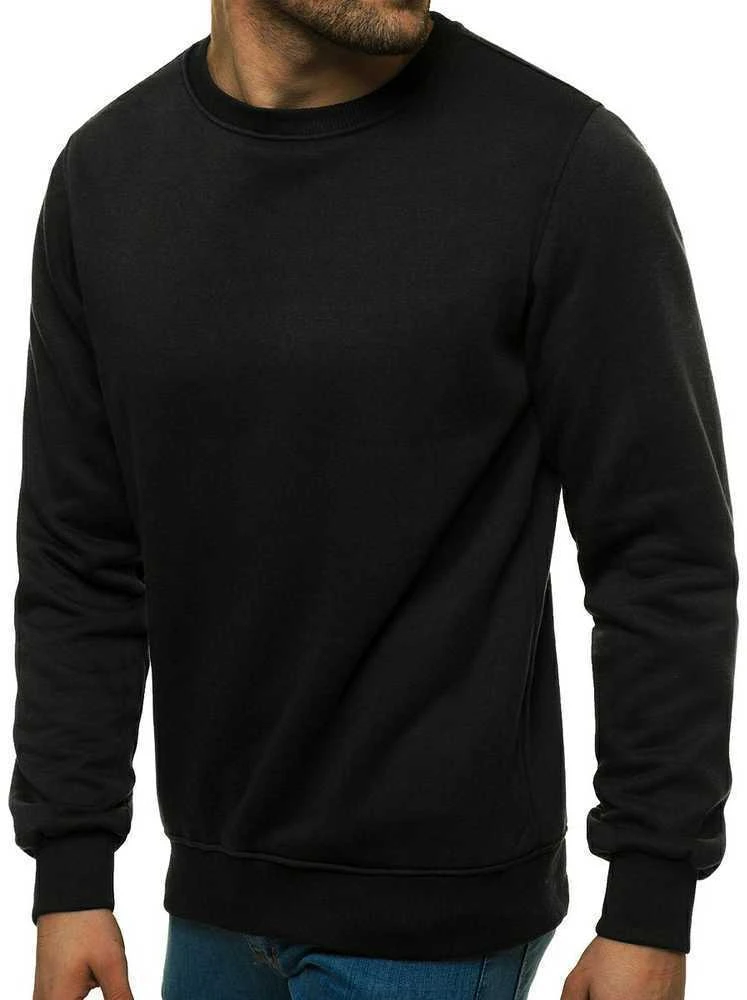 J.Style Džemperis Vyrams Fleece Juodas 68B2001-3