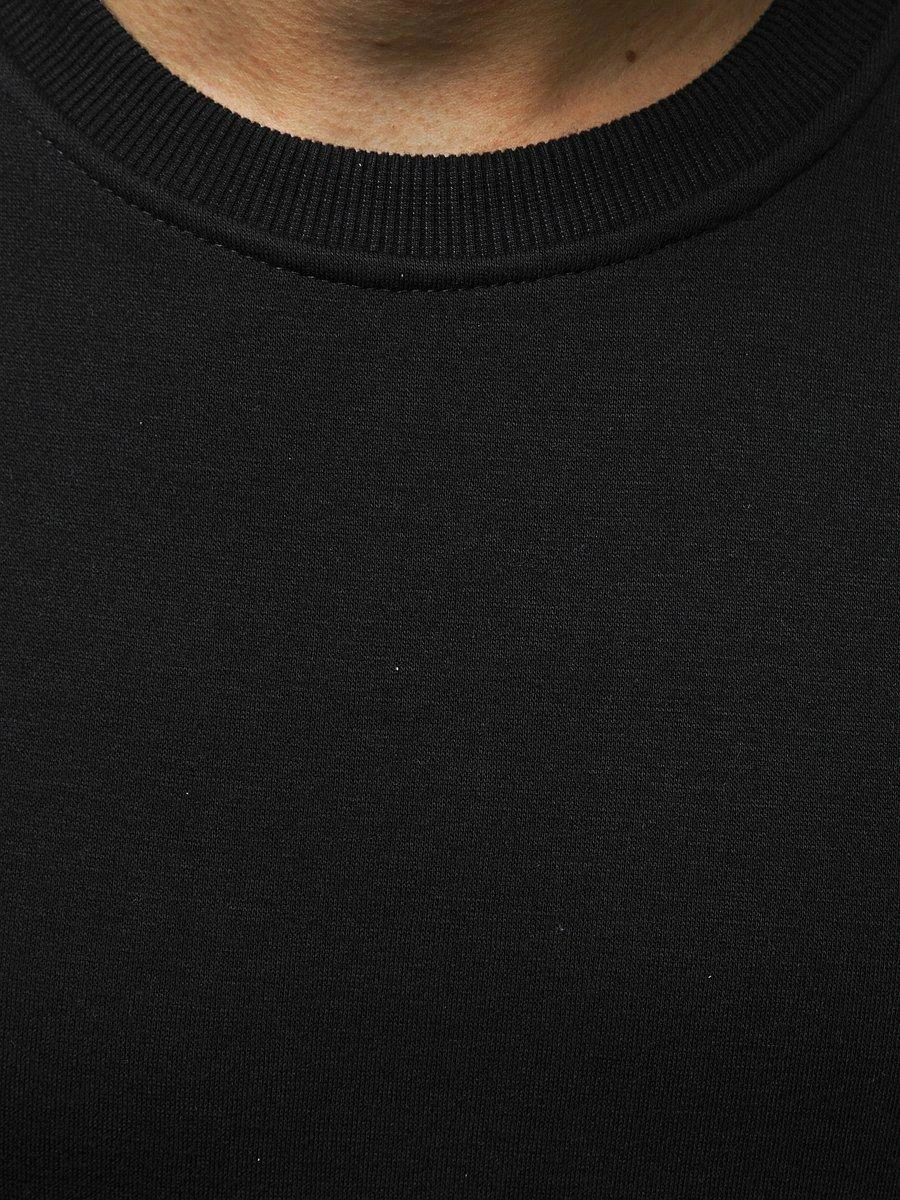 J.Style Džemperis Vyrams Fleece Juodas 68B2001-3