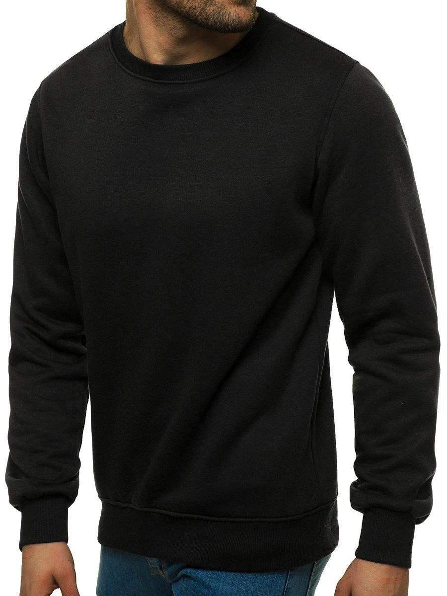 J.Style Džemperis Vyrams Fleece Juodas 68B2001-3