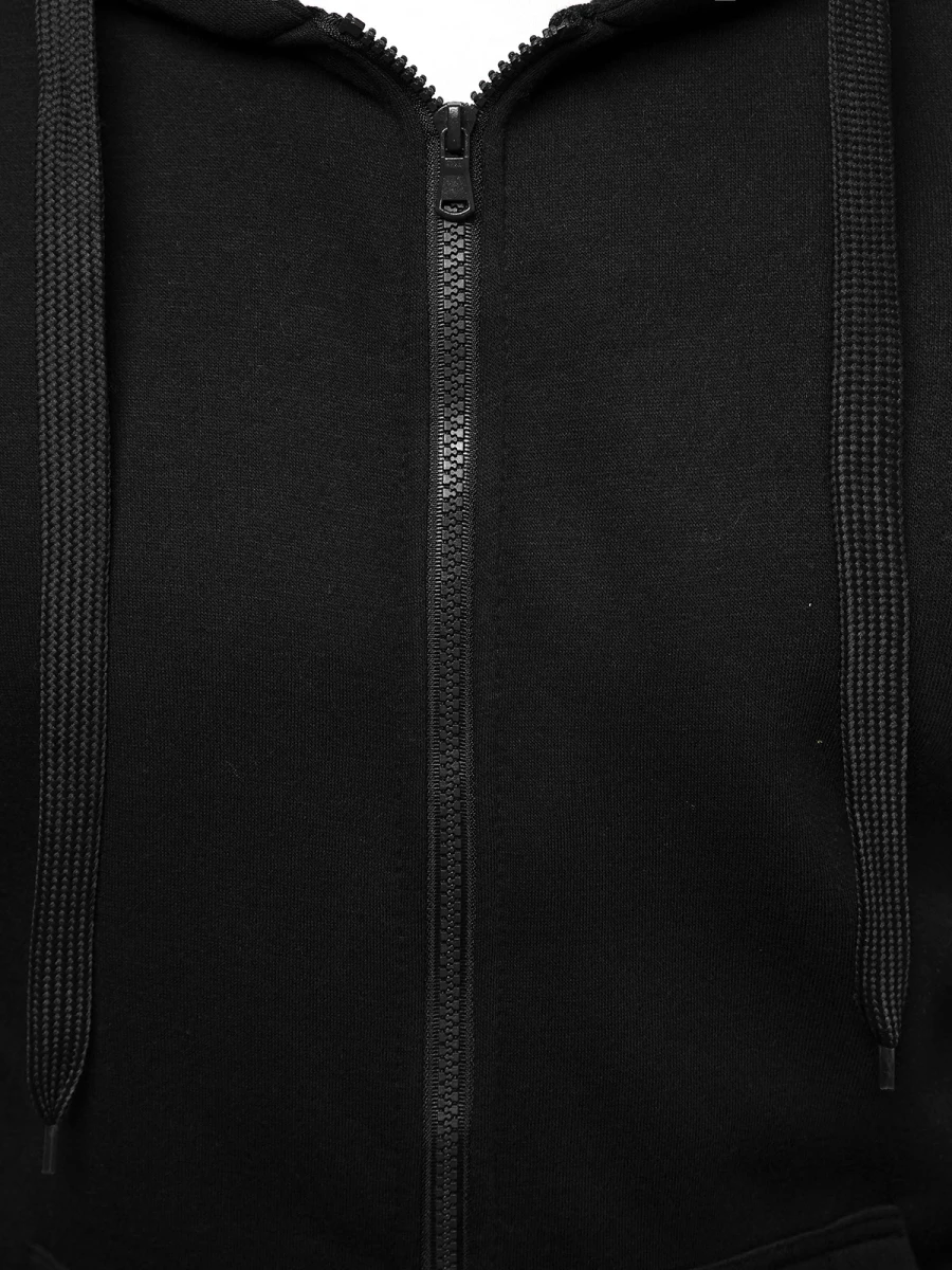 J.Style Džemperis Vyrams Fleece Juodas 68B2008-3
