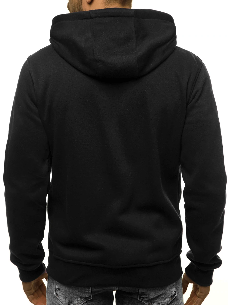 J.Style Džemperis Vyrams Fleece Juodas 68B2008-3