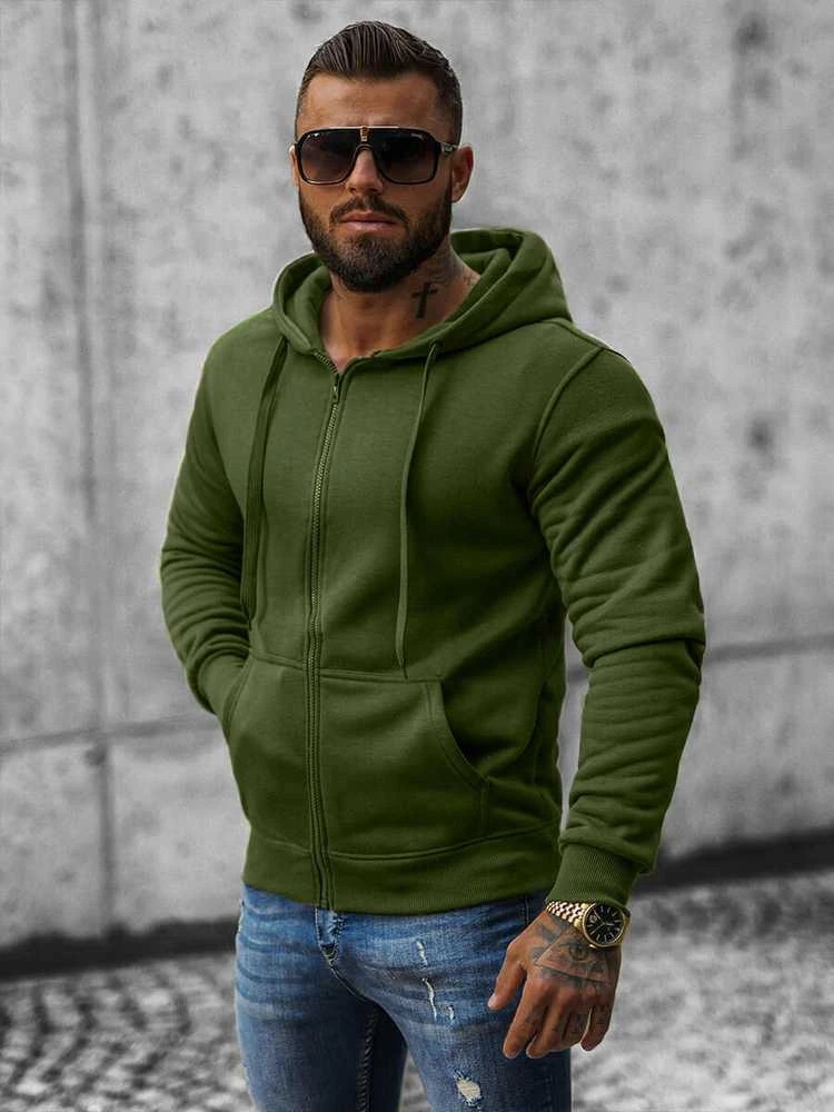 J.Style Džemperis Vyrams Fleece Khaki 68B2008-29