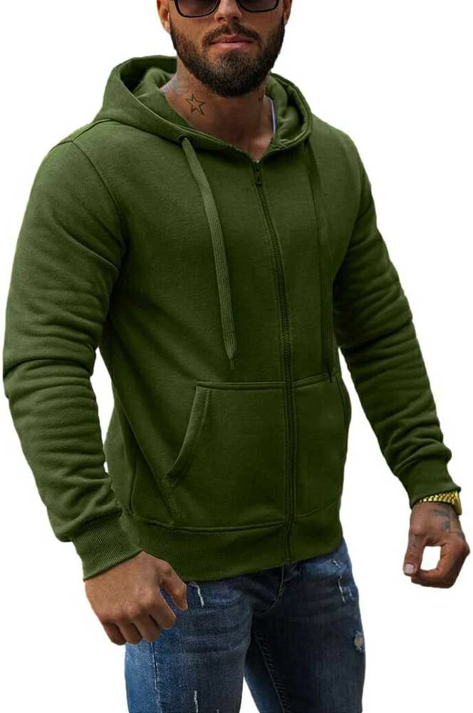 J.Style Džemperis Vyrams Fleece Khaki 68B2008-29