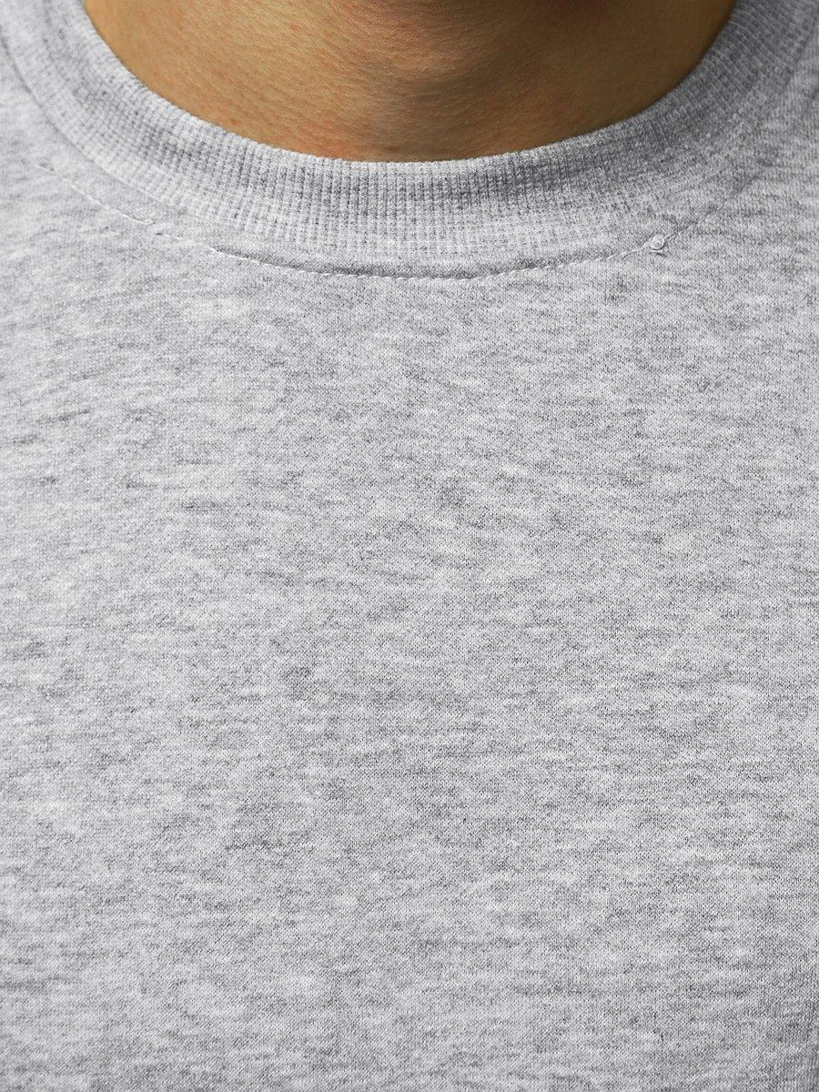 J.Style Džemperis Vyrams Fleece Light Pilkas 68B2001-2