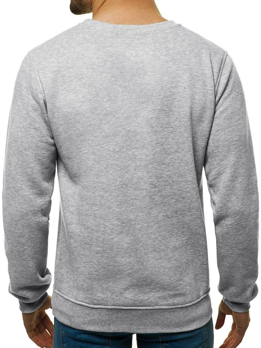 J.Style Džemperis Vyrams Fleece Light Pilkas 68B2001-2