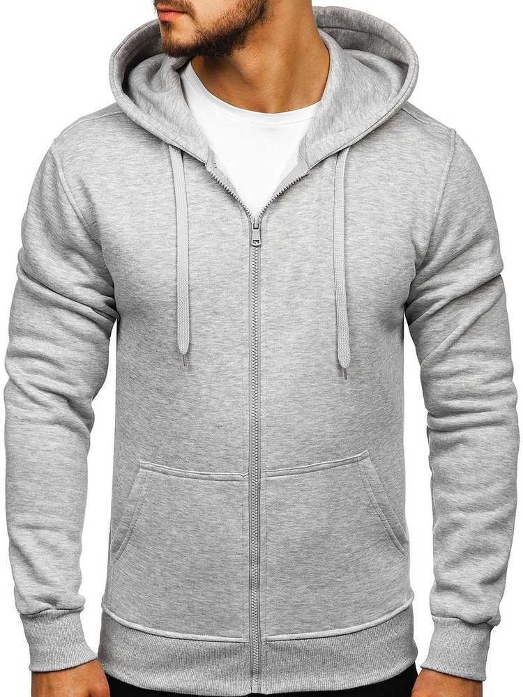 J.Style Džemperis Vyrams Fleece Pilkas 68B2008-2