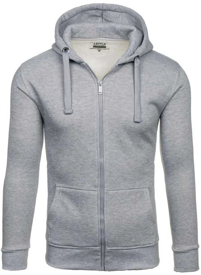 J.Style Džemperis Vyrams Fleece Pilkas 68B2008-2