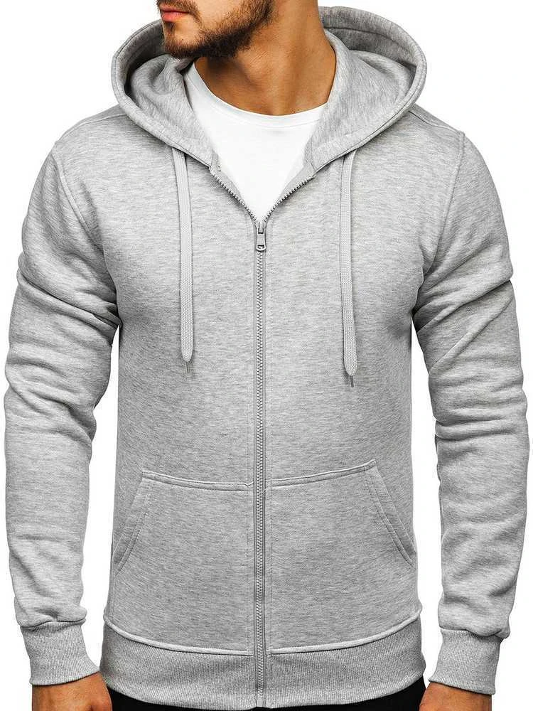 J.Style Džemperis Vyrams Fleece Pilkas 68B2008-2