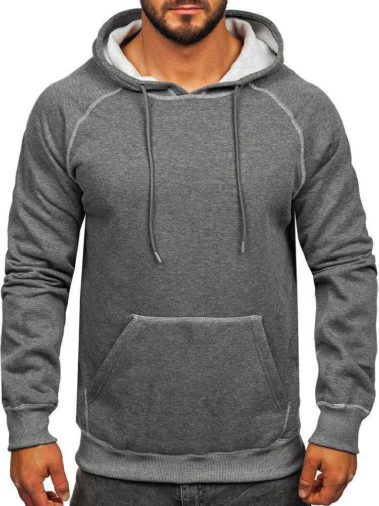 J.Style Džemperis Vyrams Fleece Pilkas 8B152-5