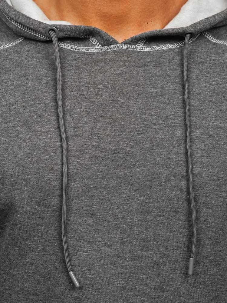 J.Style Džemperis Vyrams Fleece Pilkas 8B152-5