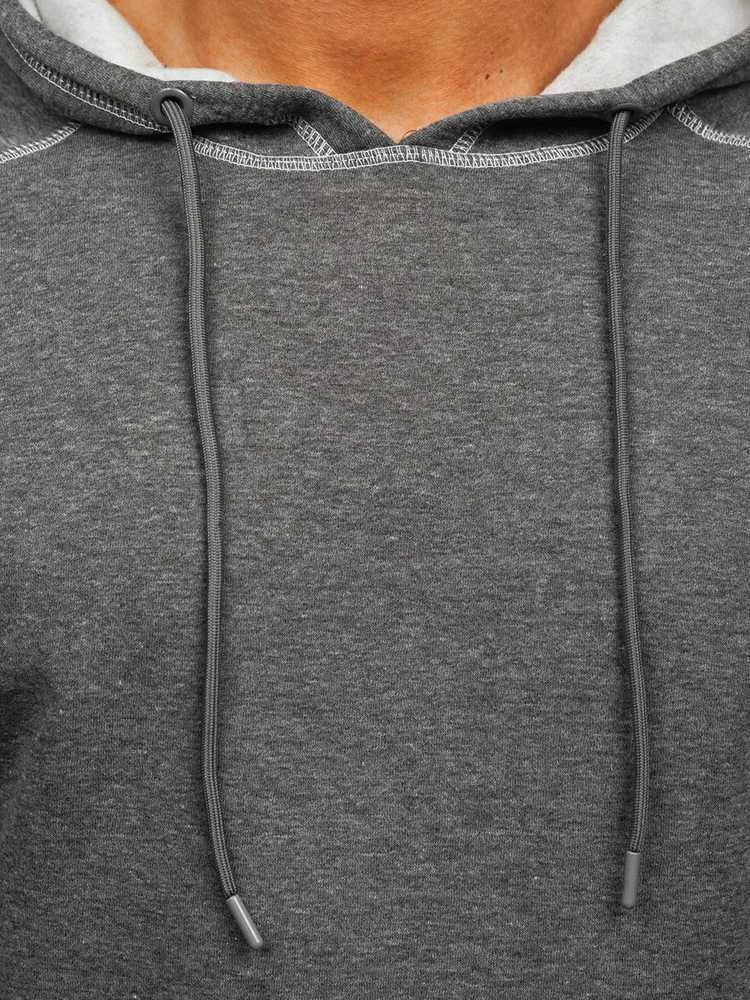 J.Style Džemperis Vyrams Fleece Pilkas 8B152-5