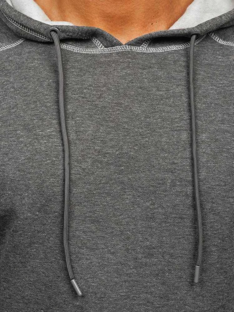 J.Style Džemperis Vyrams Fleece Pilkas 8B152-5