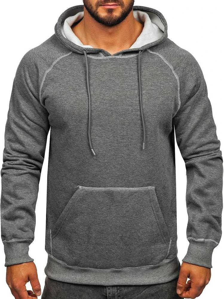 J.Style Džemperis Vyrams Fleece Pilkas 8B152-5