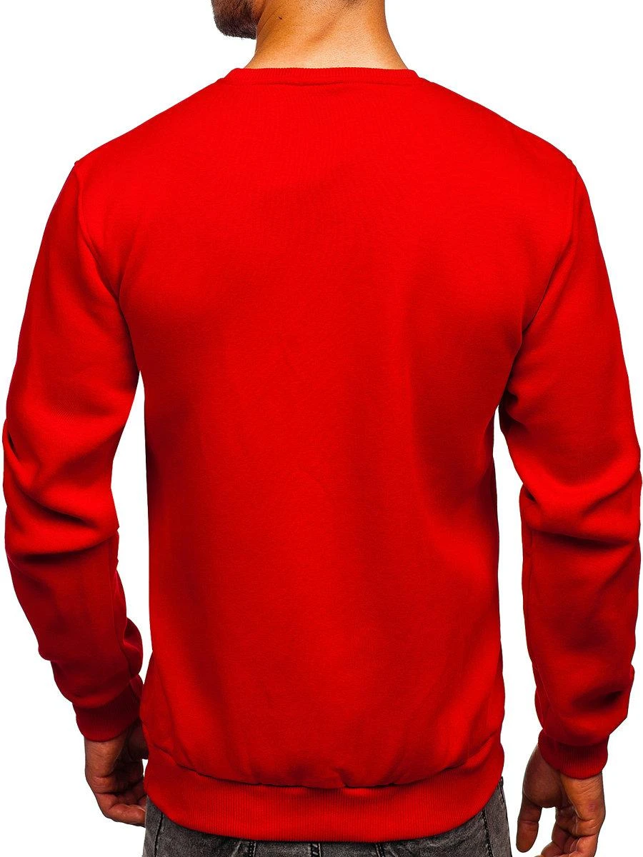 J.Style Džemperis Vyrams Fleece Raudona 68B2001-18