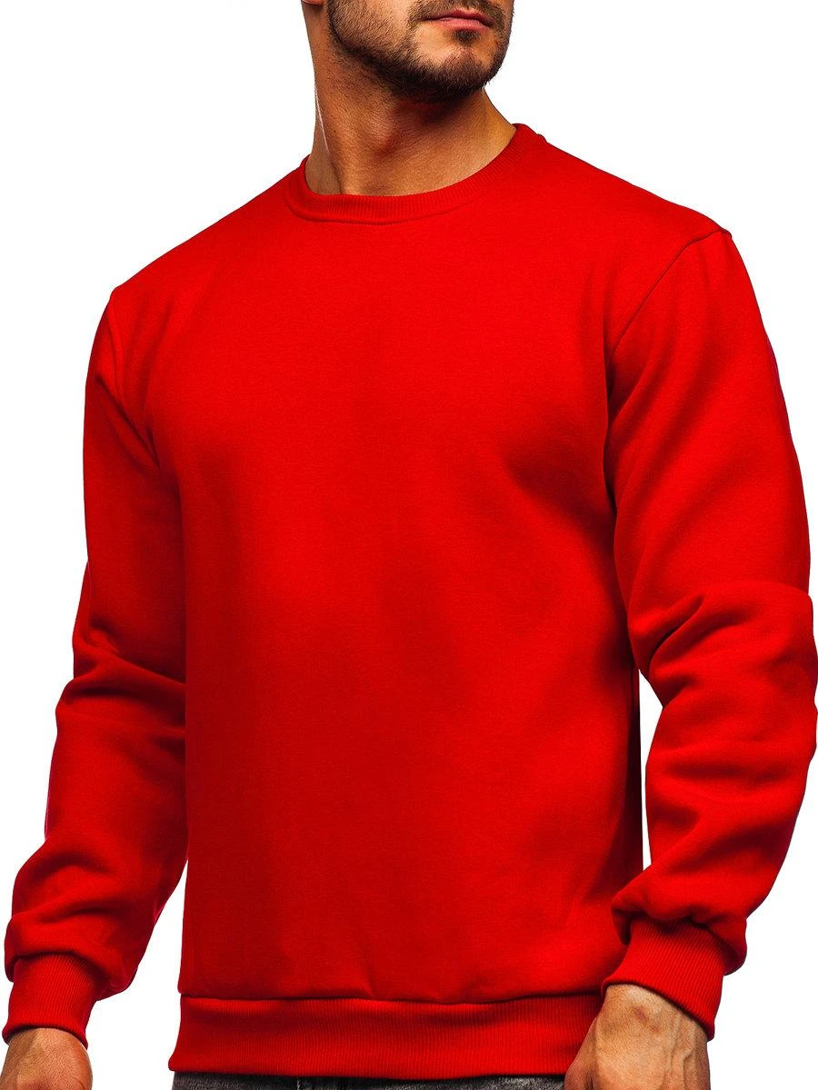 J.Style Džemperis Vyrams Fleece Raudona 68B2001-18
