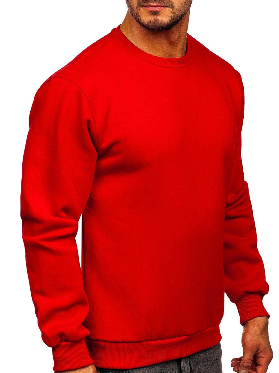 J.Style Džemperis Vyrams Fleece Raudona 68B2001-18
