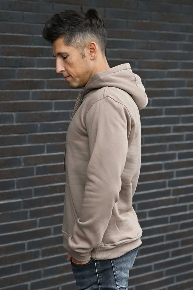 J.Style Džemperis Vyrams Fleece rusvai gelsvas 68B2009-91