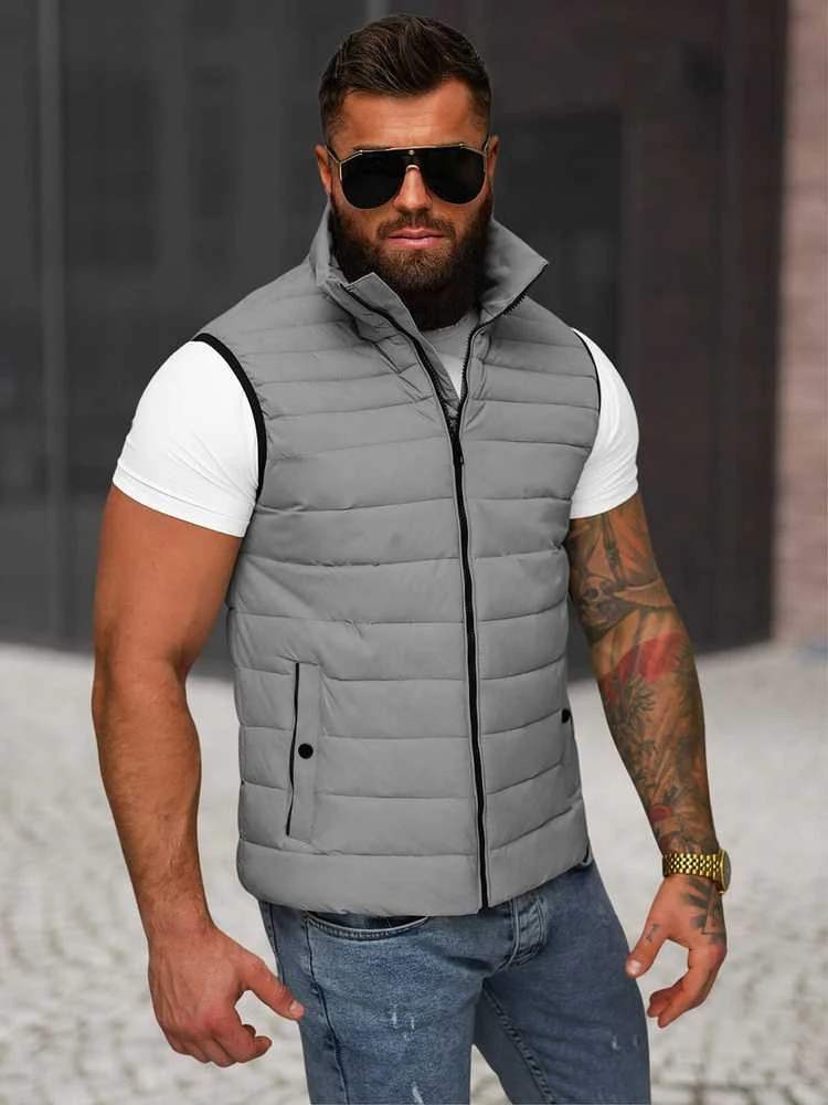 J.Style J. Style Liemenė Vyrams Pilkas 31M5065-128