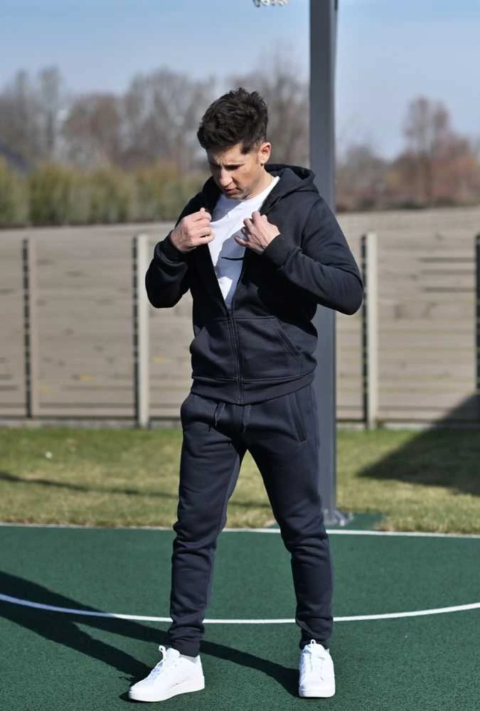 J.Style J. Style Sportinis Kostiumas Vyrams Fleece Mėlyna 68C10386-25