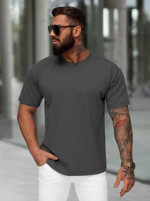 J.Style Marškinėliai Vyrams Gray 67T1298-5