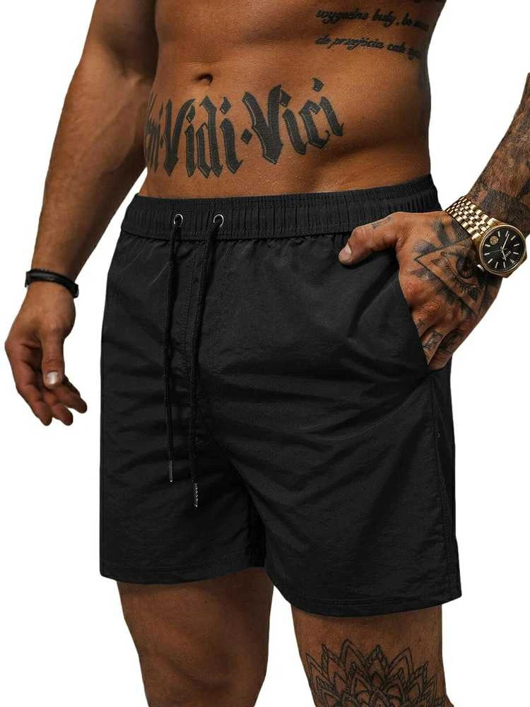 J.Style Maudymosi Šortai Vyrams Juodas XL018-1