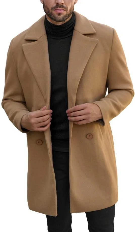 J.Style Paltas Vyrams Camel 11Z8269/CAMEL