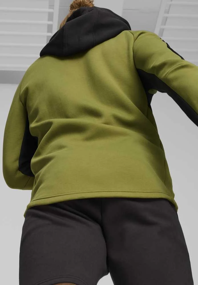 Puma Džemperis Vyrams Evostripe Full-Zip Juodas Žalias 678995 33