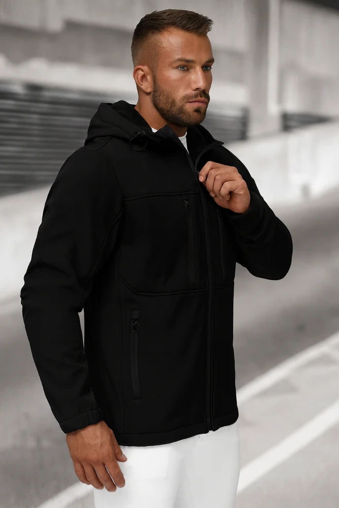 J.Style Softshell Striukė Vyrams Juodas 27B6525-3