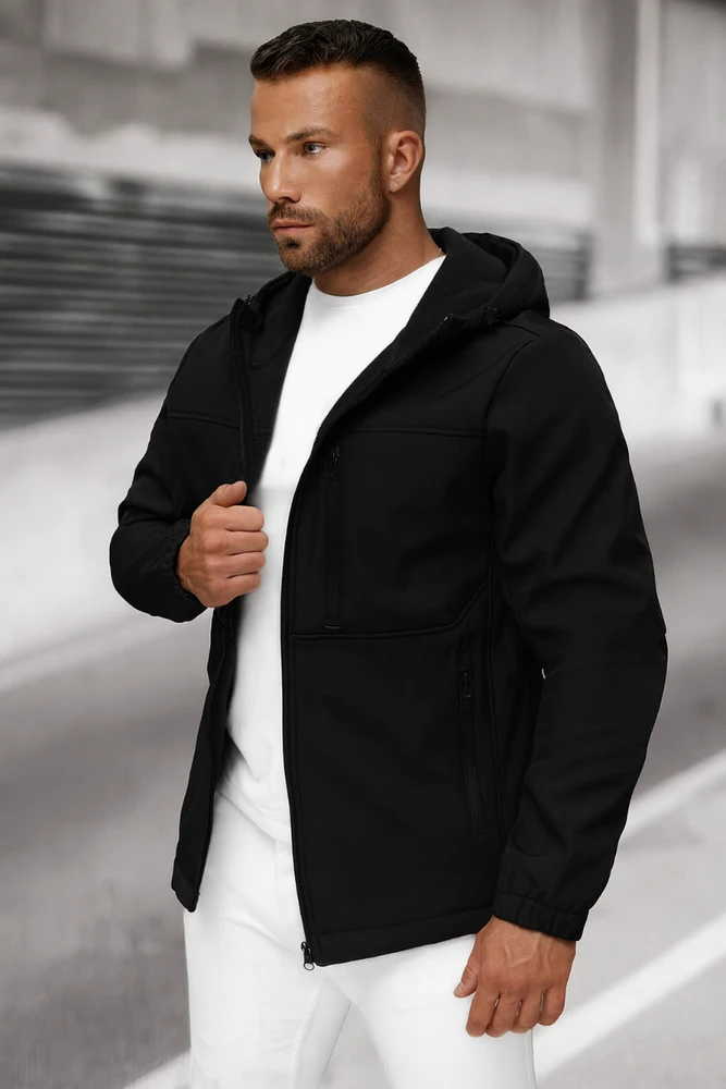 J.Style Softshell Striukė Vyrams Juodas 27B6525-3