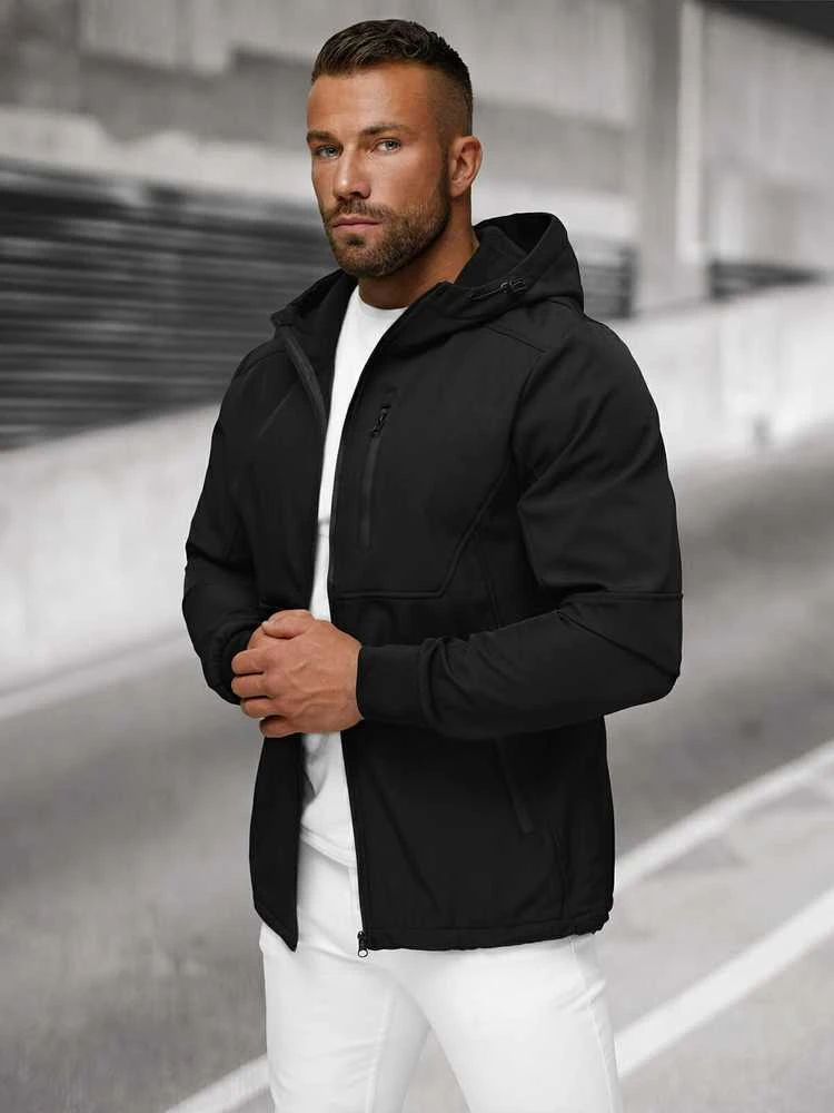 J.Style Softshell Striukė Vyrams Juodas 27B6529-3