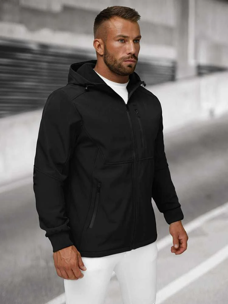 J.Style Softshell Striukė Vyrams Juodas 27B6529-3